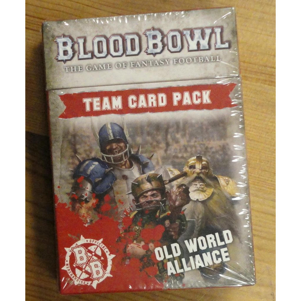 Image of Blood Bowl: Old World Alliance Team Card Pack Games Workshop/Citadel GAW200-87