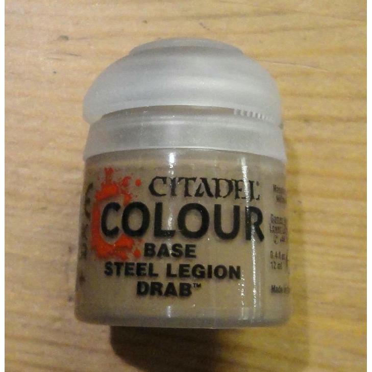 Image of Citadel Base Paint: Steel Legion Drab by Games Workshop GAW21-17
