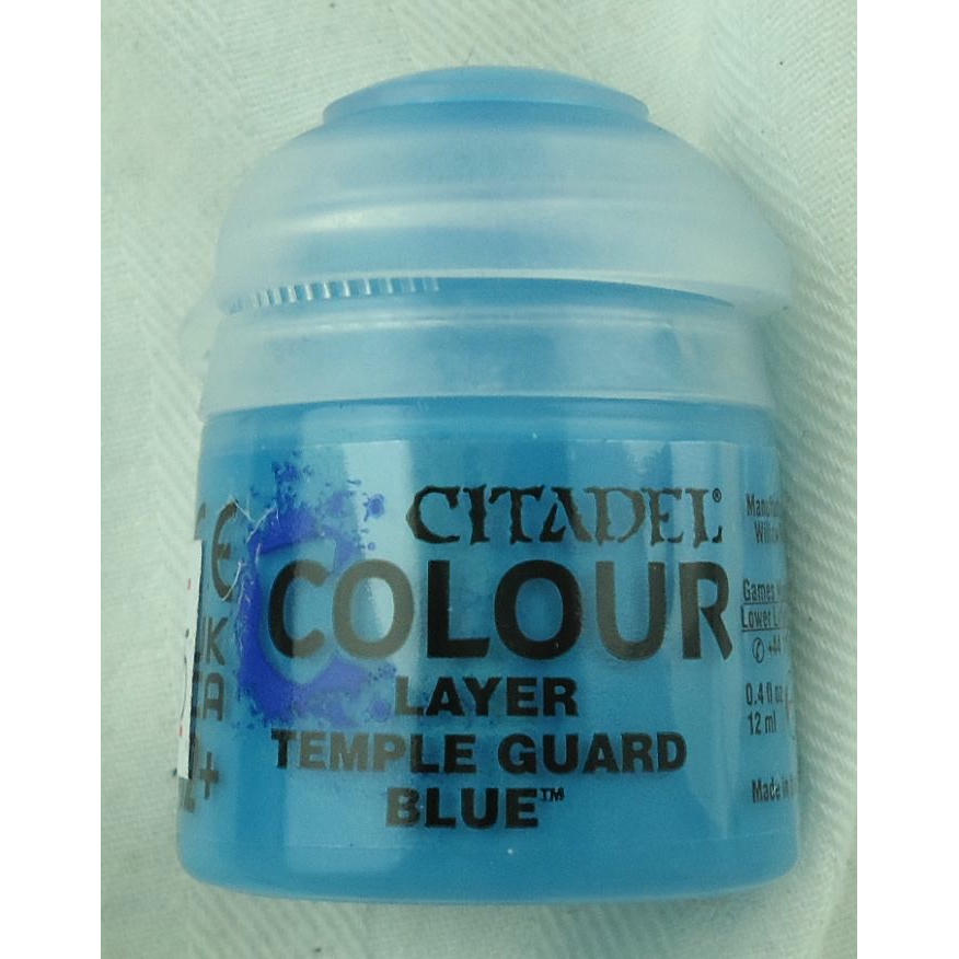 Image of Citadel Layer Temple Guard Blue Acrylic Paint by Games Workshop GAW22-20