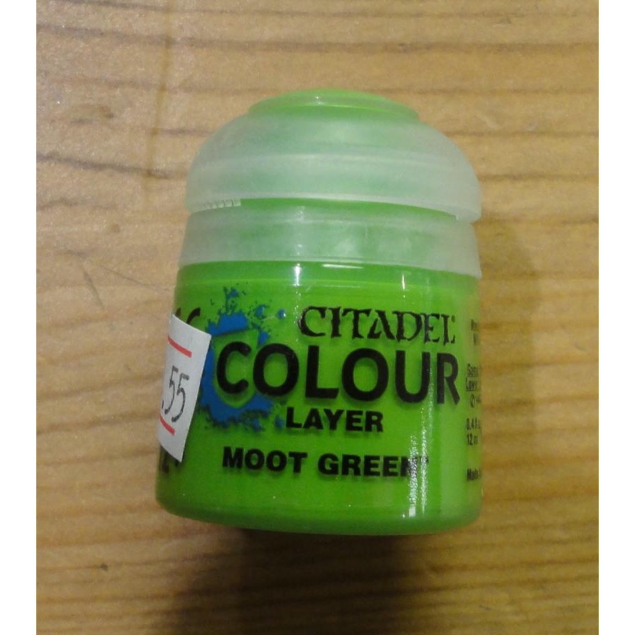 Image of Citadel Layer Moot Green Acrylic Paint by Games Workshop GAW22-24