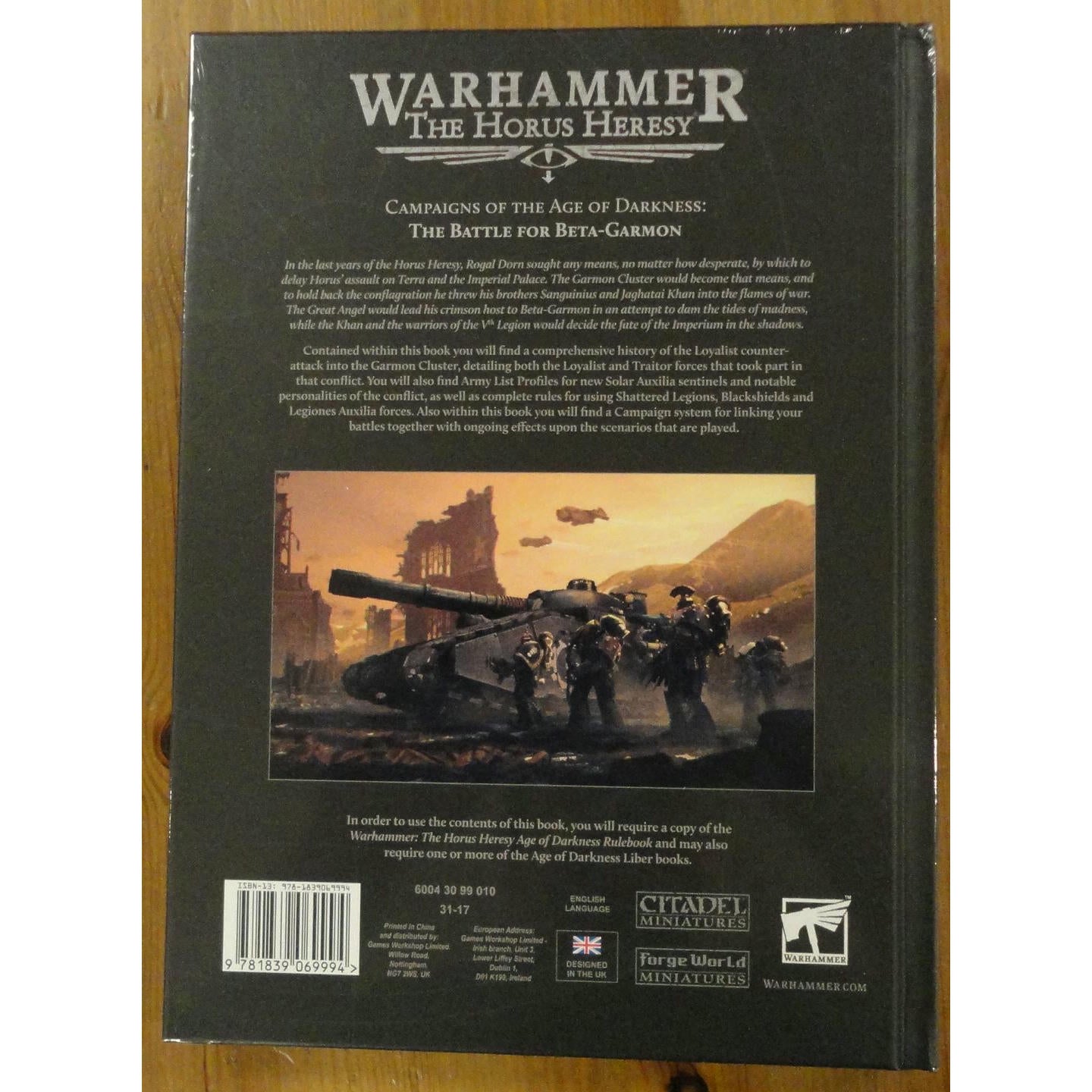 Image of Warhammer The Horus Heresy Age of Darkness Campaigns Battle for Beta-Garmon
