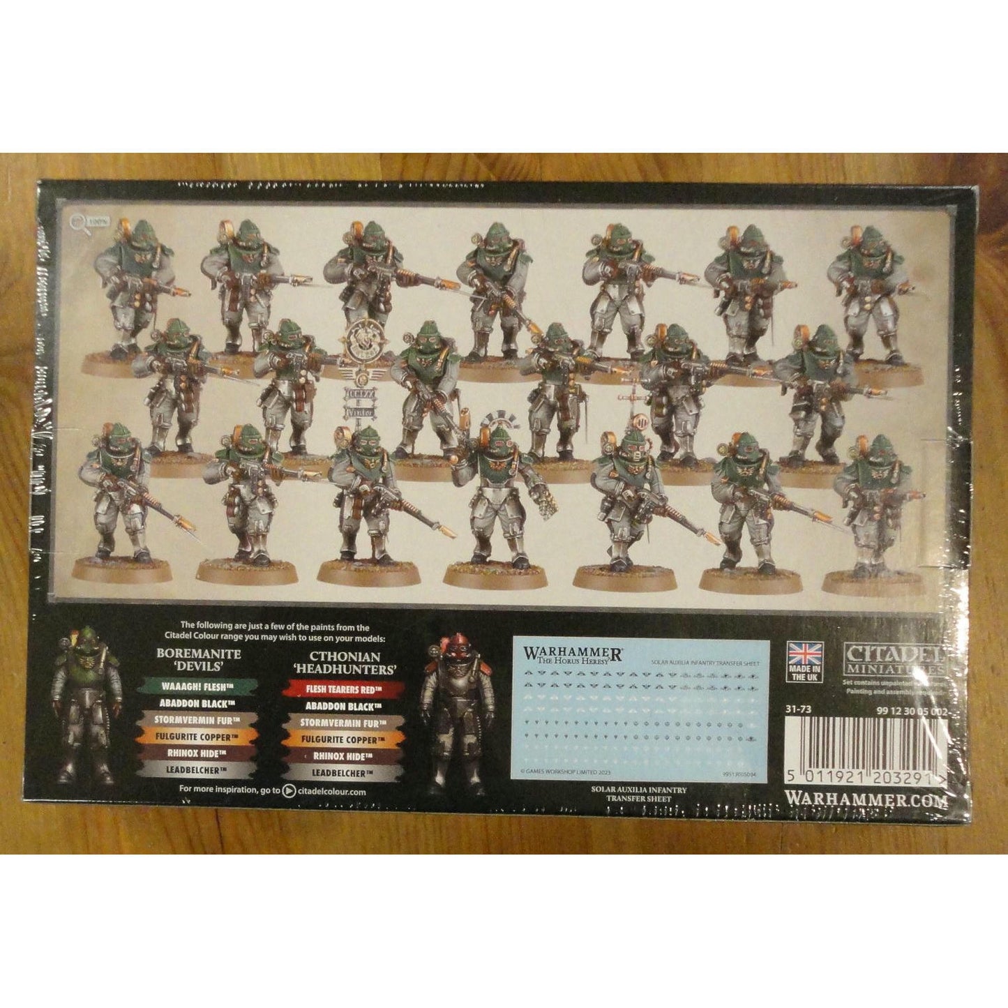 Image of Warhammer 40K The Horus Heresy Solar Auxilia Lasrifle Section GAW31-73