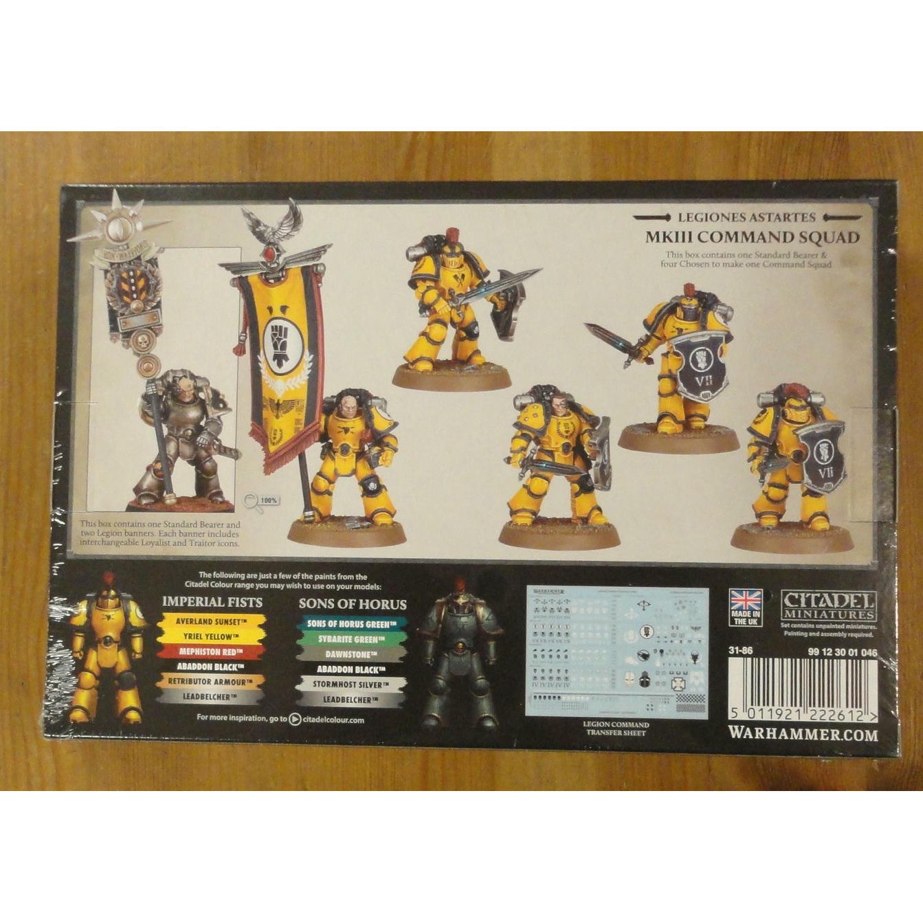 Image of Warhammer Legions Imperialis Legiones Astartes MKIII Command Squad