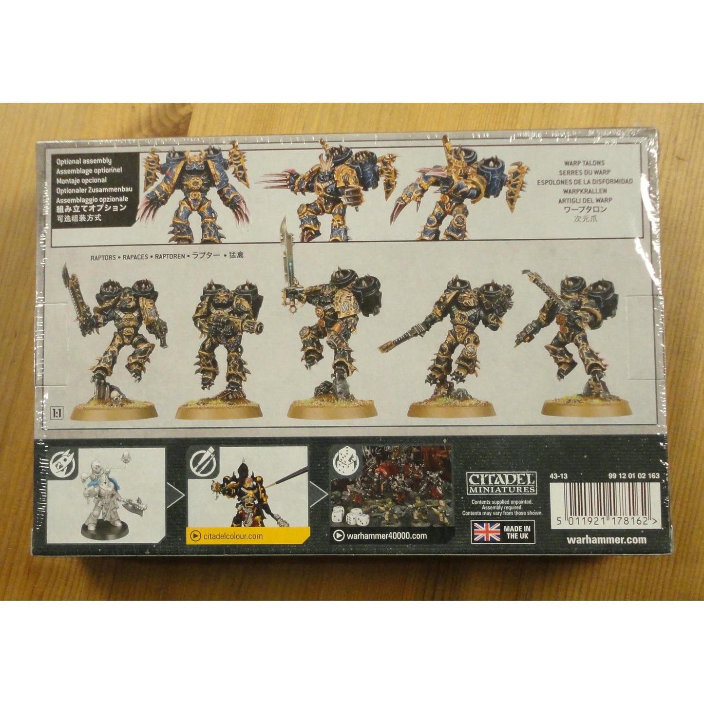 Image of Warhammer 40K 40,000 Chaos Space Marines Raptors/Warp Talons Miniatures GAW43-13