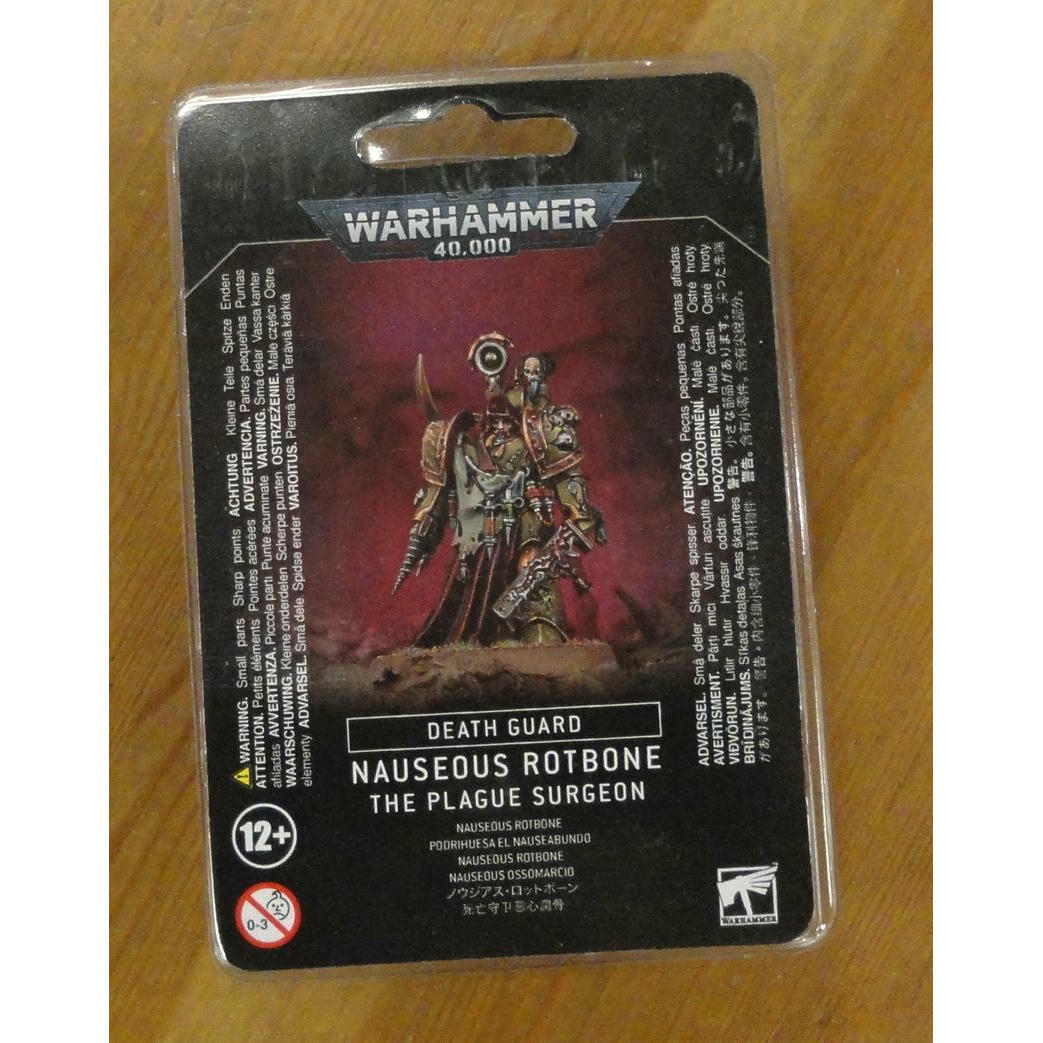 Image of Warhammer 40,000 40K Death Guard Nauseous Rotbone The Plague Surgeon GAW43-29