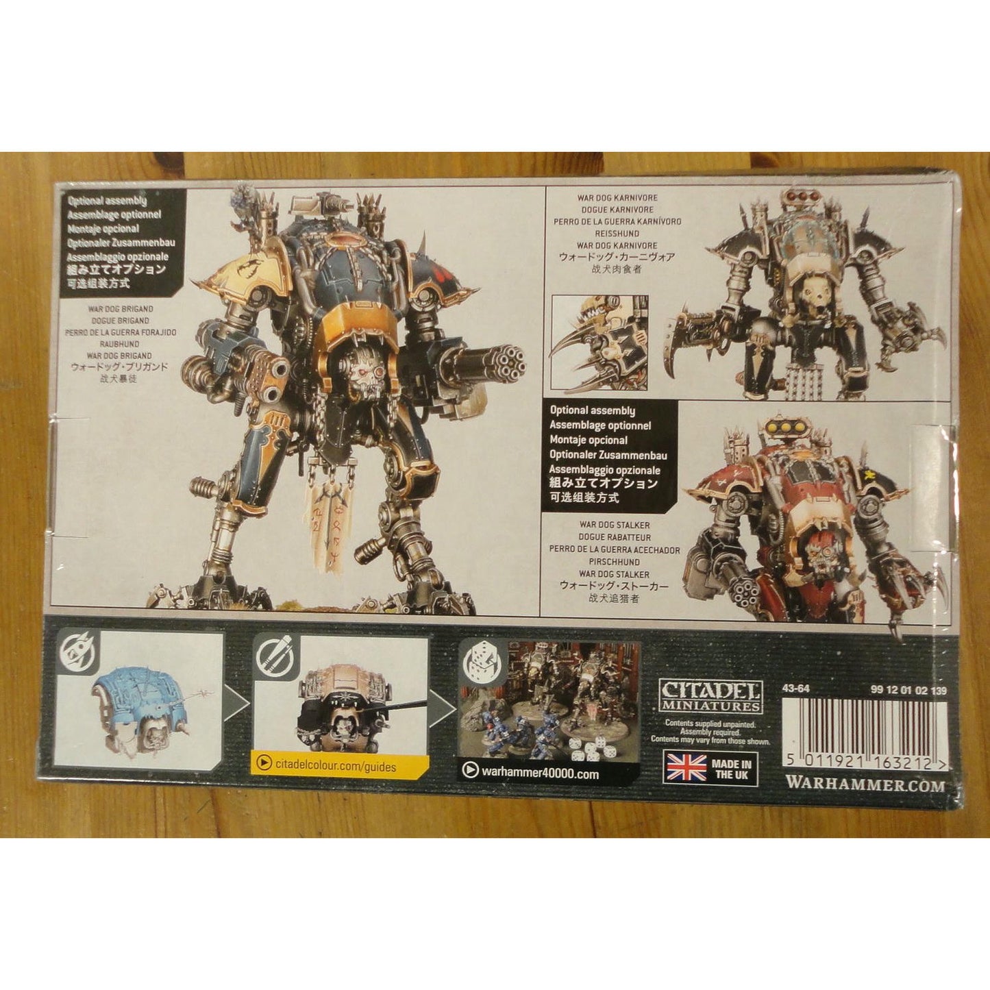 Image of Warhammer 40,000 40K Chaos Knights War Dogs Miniatures GAW43-64