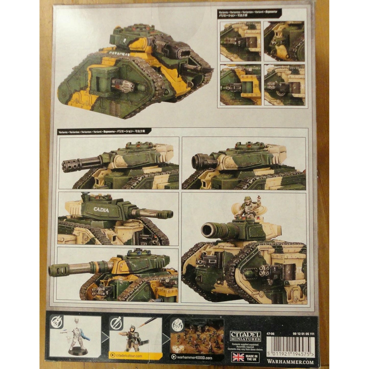 Image of Warhammer 40K 40,000 Astra Militarum Lemann Russ Battle Tank GAW47-06