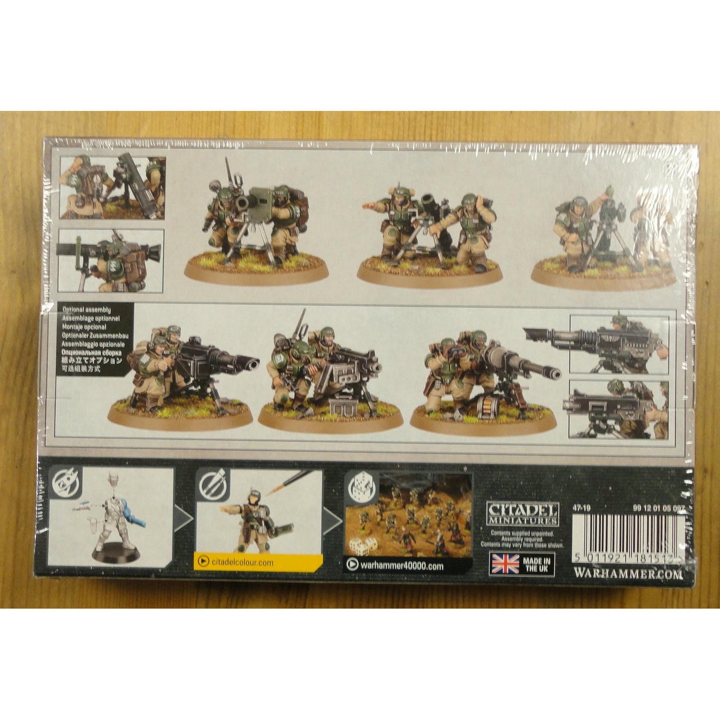 Image of Warhammer 40K 40,000 Imperial Guard: Astra Militarum Heavy Weapons Squad 47-19