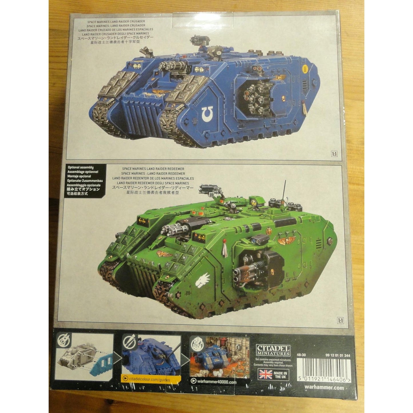 Image of Warhammer 40K Space Marine Land Raider Crusader/Redeemer GAW48-30