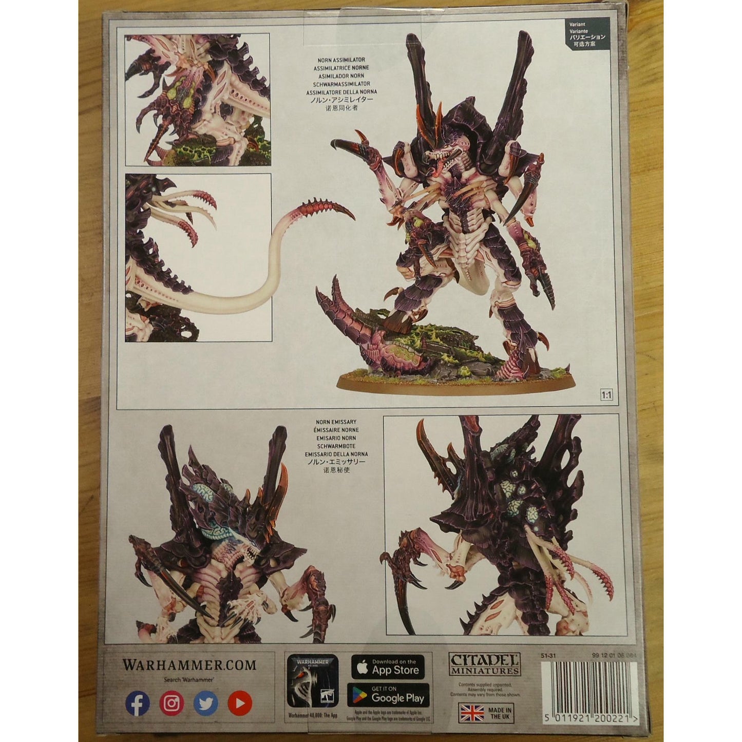 Image of Warhammer 40K 40,000 Tyranids Norn Emissary Miniature GAW51-31