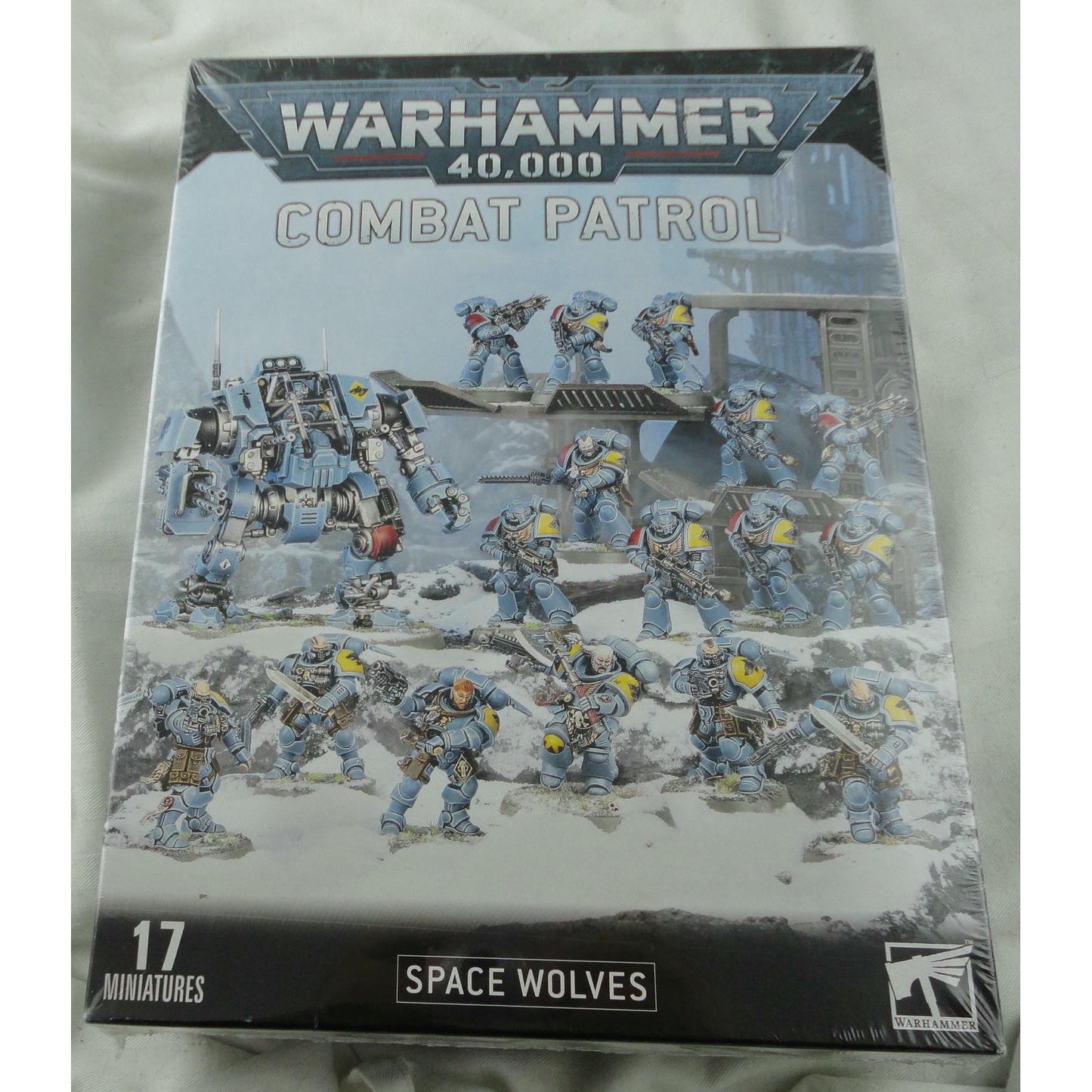 Image of Warhammer 40K 40,000 Space Marine Space Wolves Combat Patrol Miniatures GAW53-37