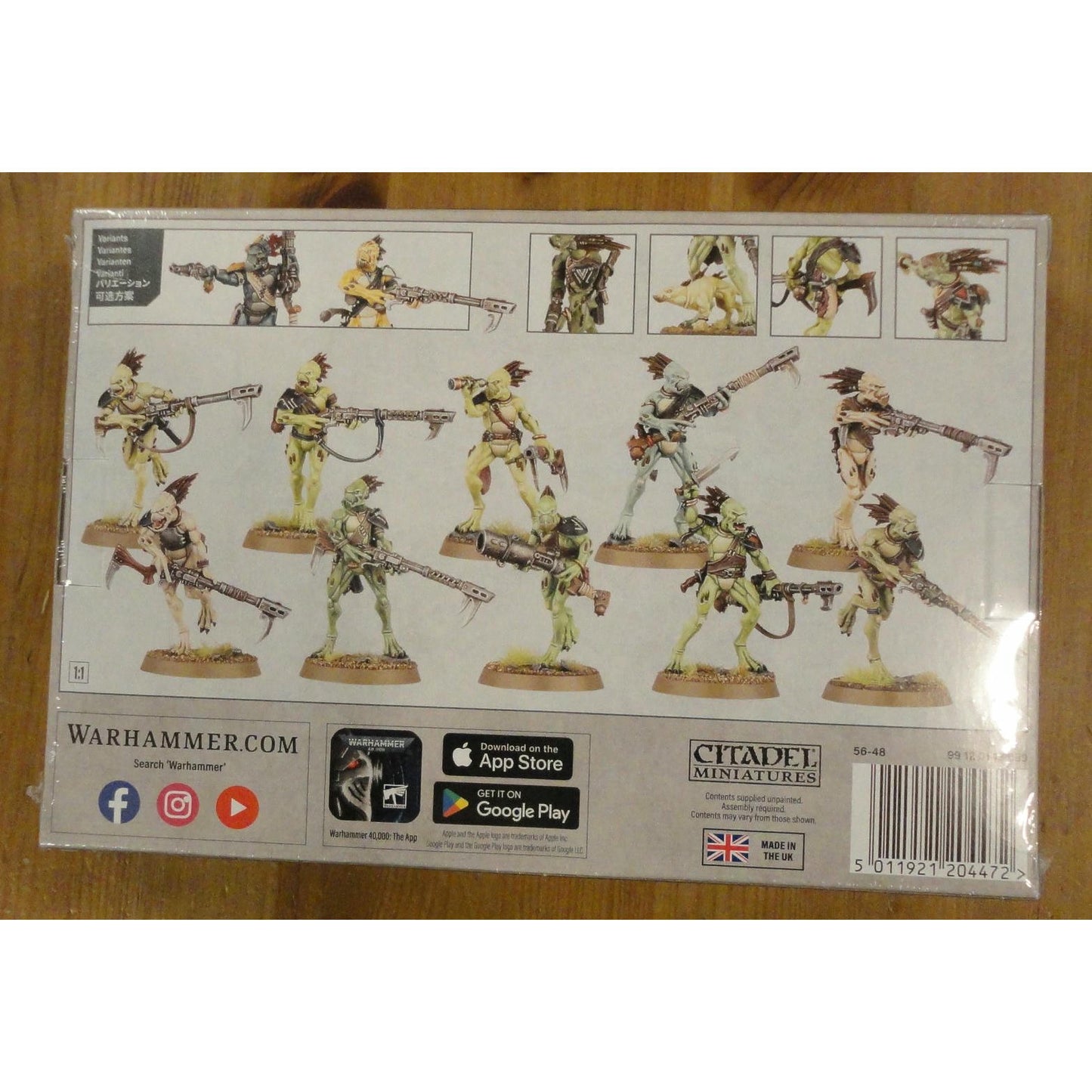 Image of Warhammer 40K 40,000 T'Au Empire Kroot Carnivores Miniature GAW56-48 Tau