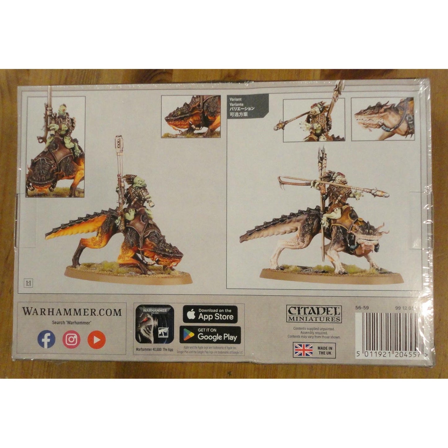 Image of Warhammer 40K 40,000 T'Au Empire Kroot Lone-Spear Miniature GAW56-59 Tau