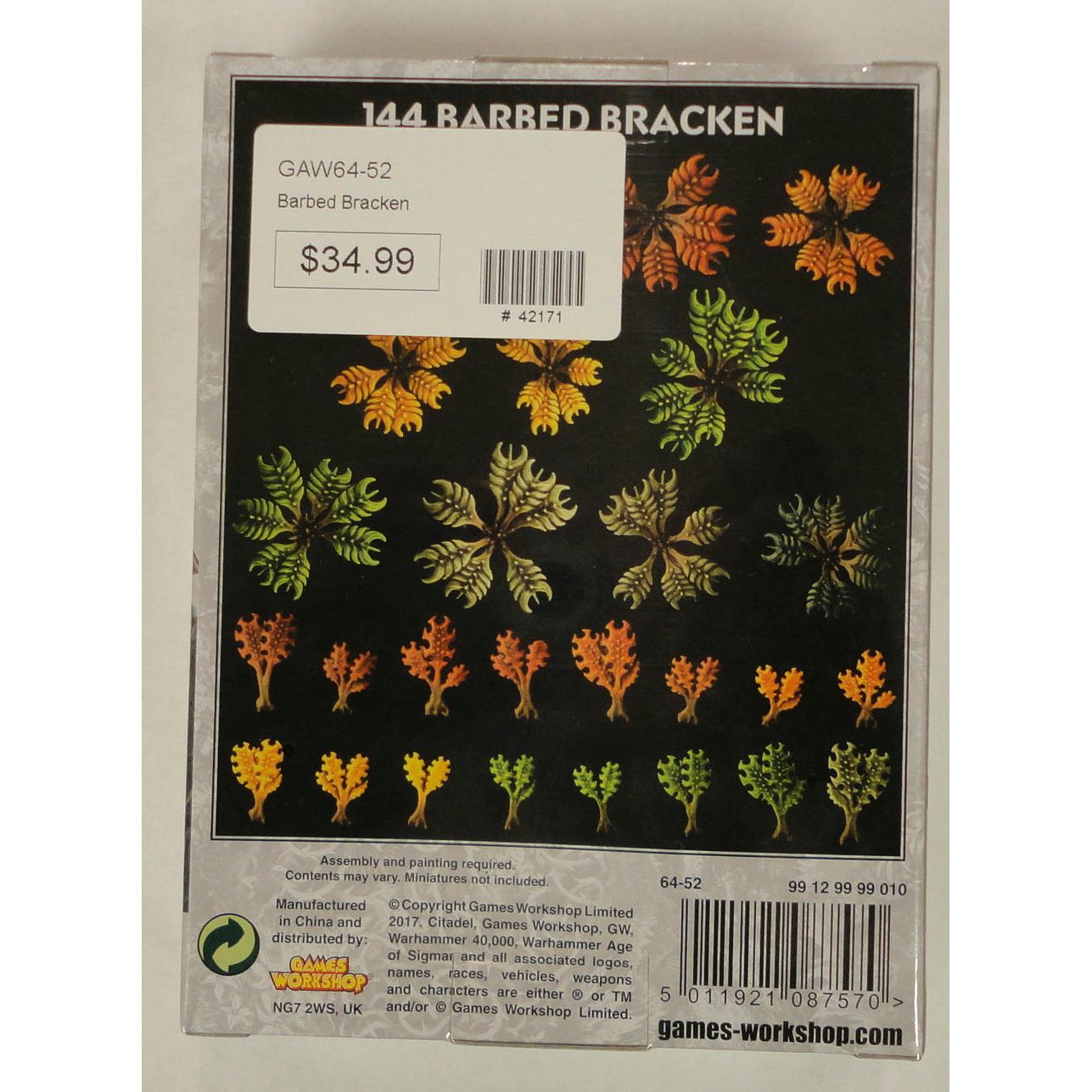 Image of Warhammer Age of Sigmar Barbed Bracken by Citadel GAW64-52 Braken