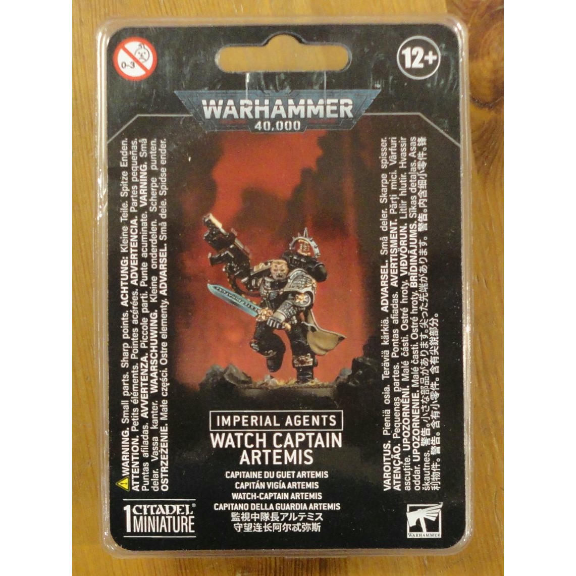 Image of Warhammer 40K 40,000 Imperial Agents Watch Captain Artemis GAW68-09