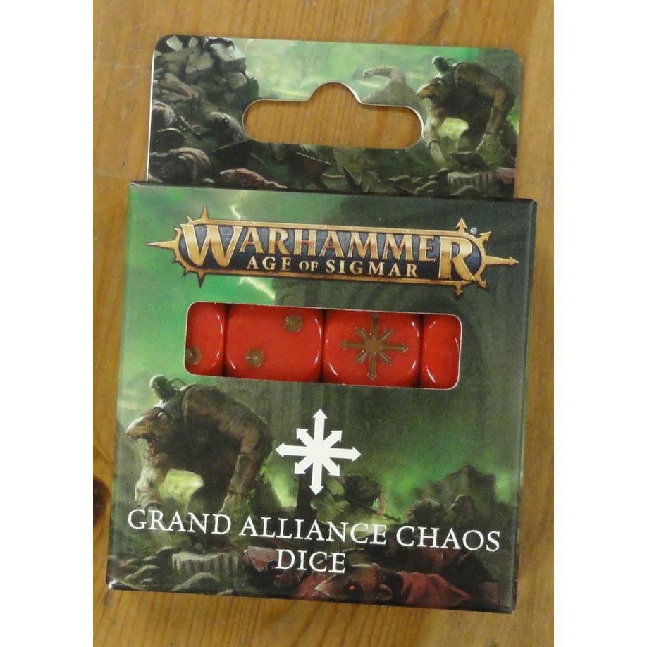 Image of Warhammer Age of Sigmar Grand Alliance Chaos Dice GAW80-22