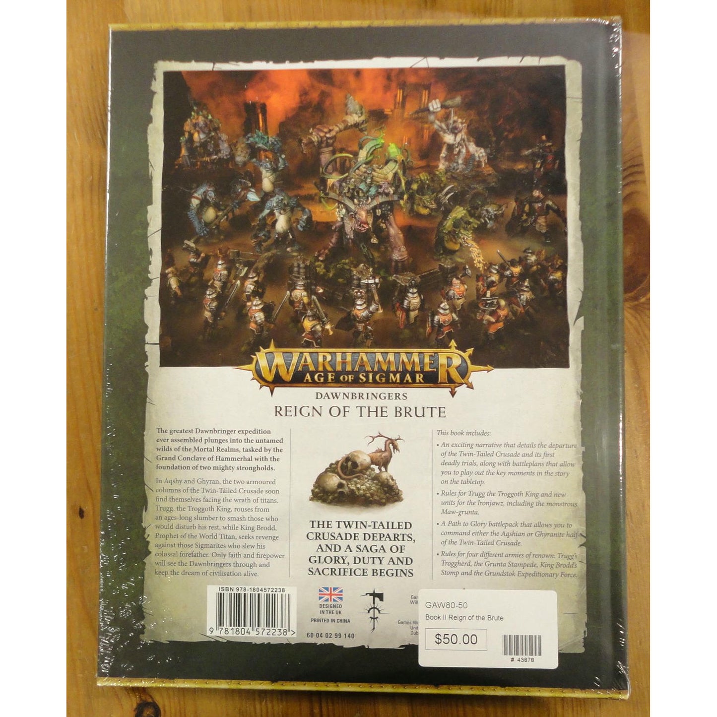 Image of Warhammer Age of Sigmar Dawnbringers Reign of the Brute Book II GAW80-50