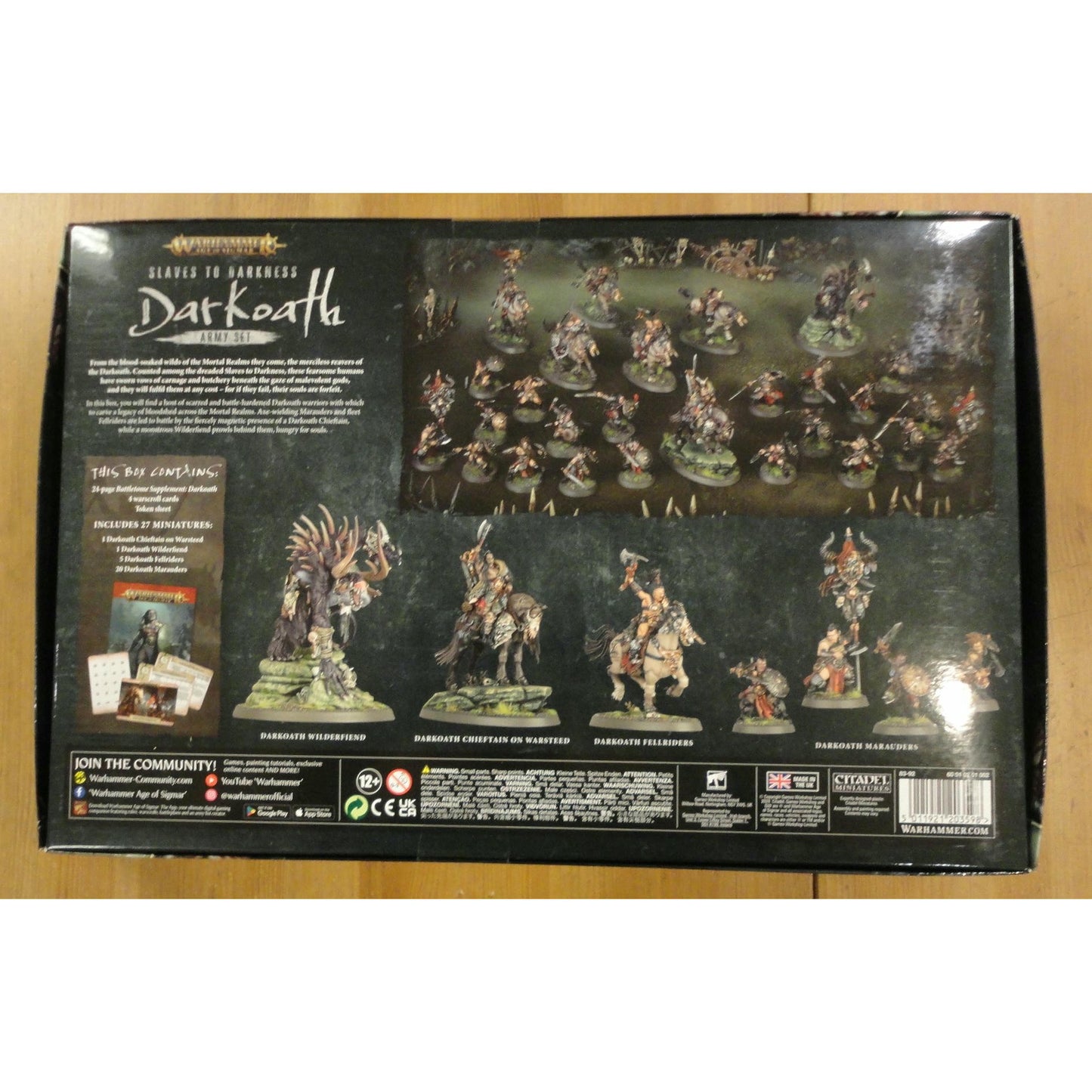 Image of Warhammer Age of Sigmar Slaves to Darkness Darkoath Army Set GAW83-92