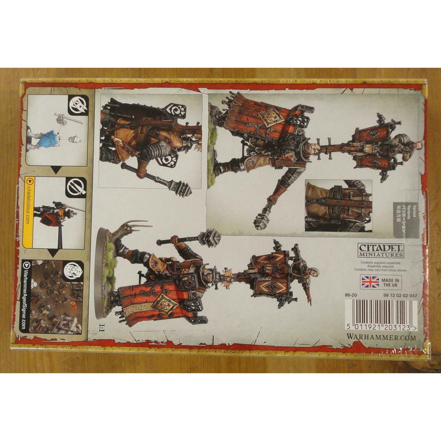 Image of Warhammer Age of Sigmar Cites of Sigmar Fusil-Major on Ogor Warhulk GAW86-20