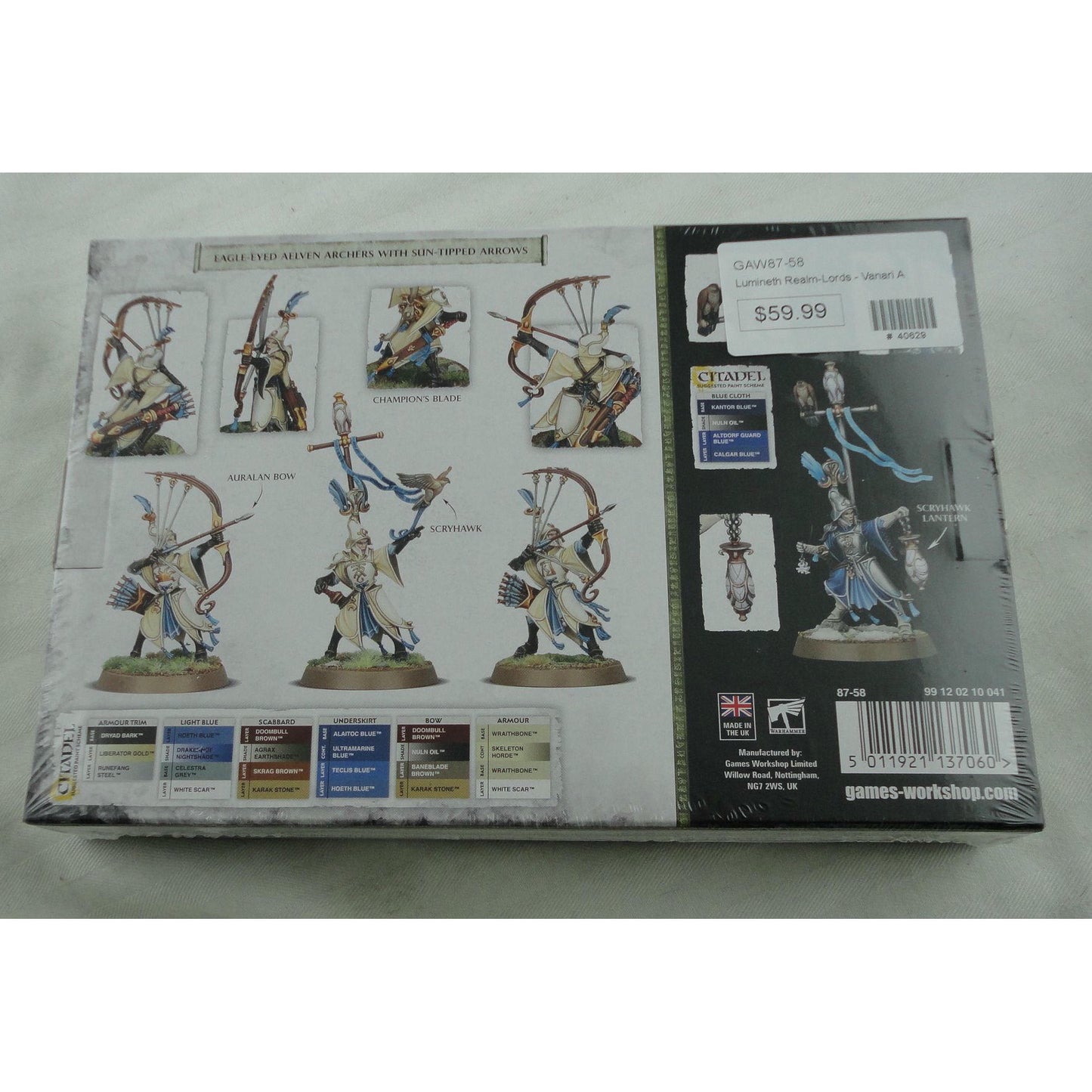 Image of Warhammer Age of Sigmar Lumineth Realm-Lords Vanari Auralan Sentinels