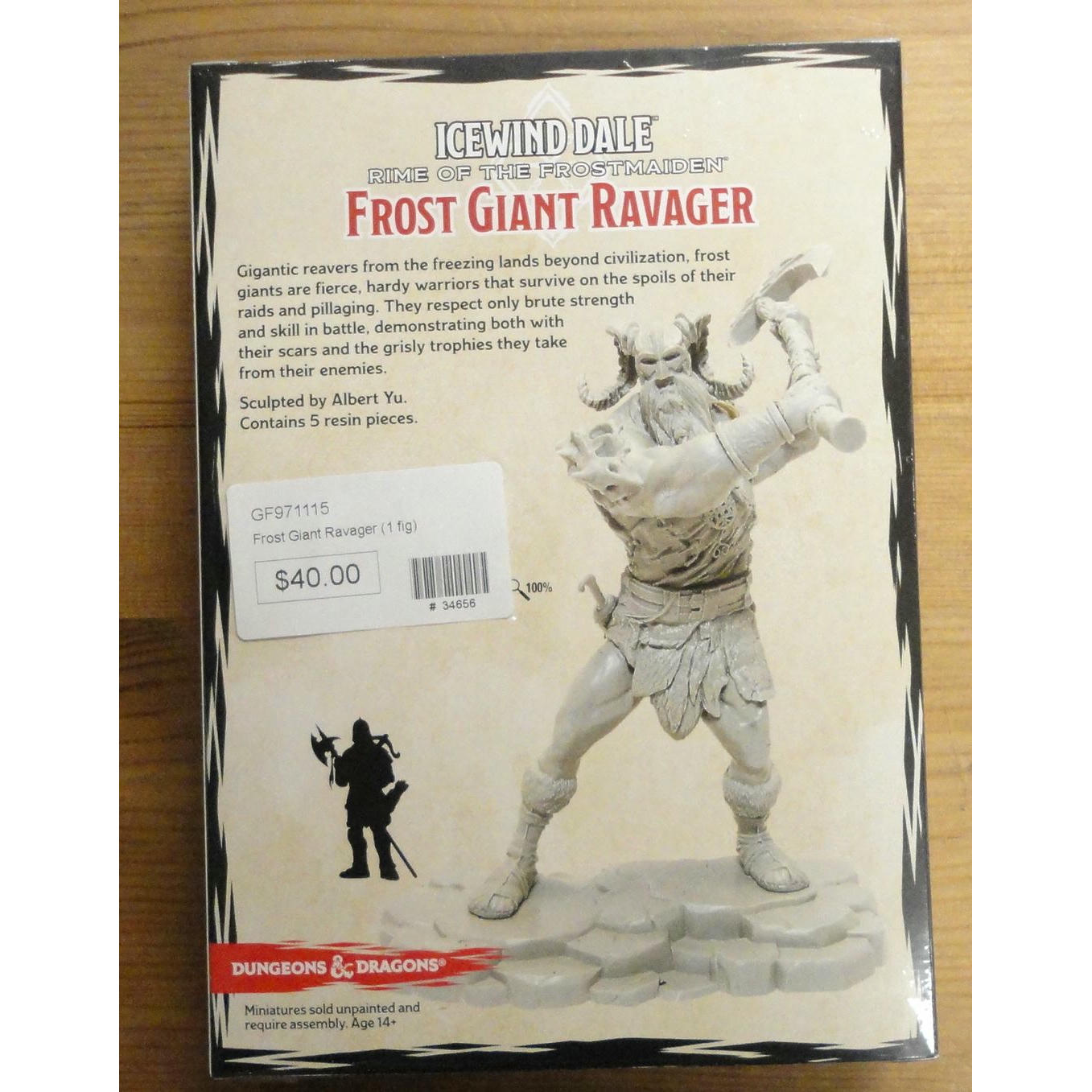 Image of Dungeons & Dragons Limited Collector's Miniatures Frost Giant Ravager GF971115