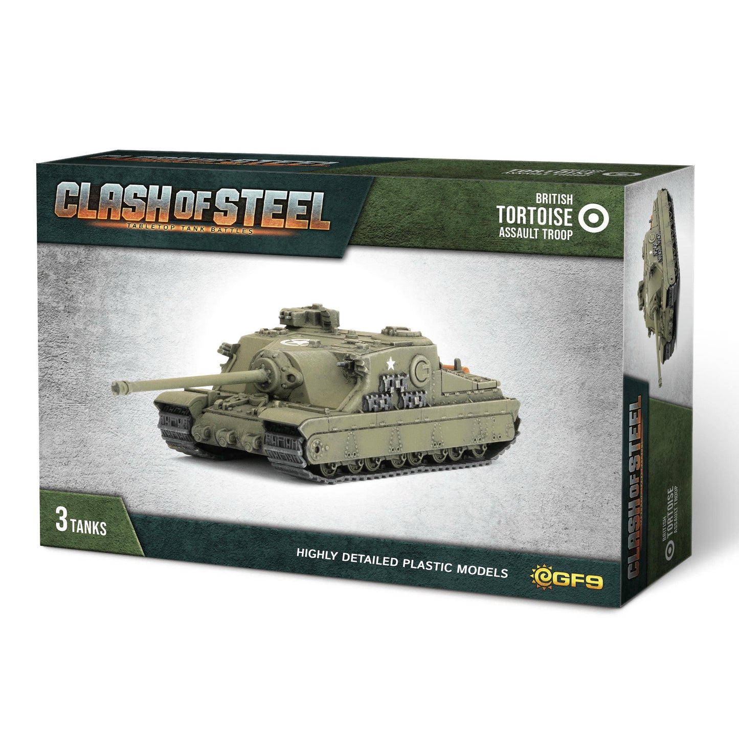 Image of Clash of Steel: British - Tortoise Assault Tank Troop (x3 Plastic)