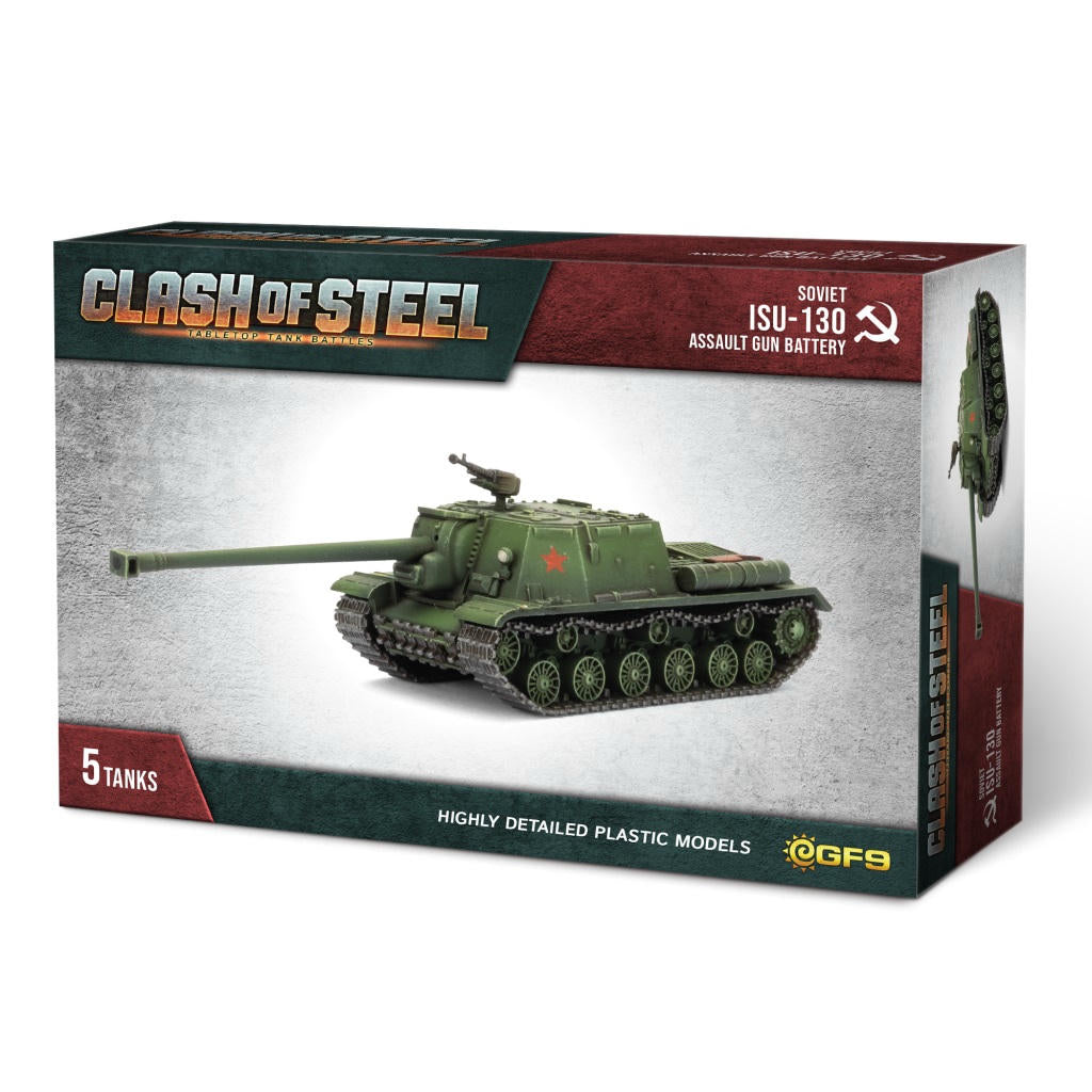 Image of Clash of Steel: Soviet - ISU-130 Assault Gun Battery (x5 Plastic)