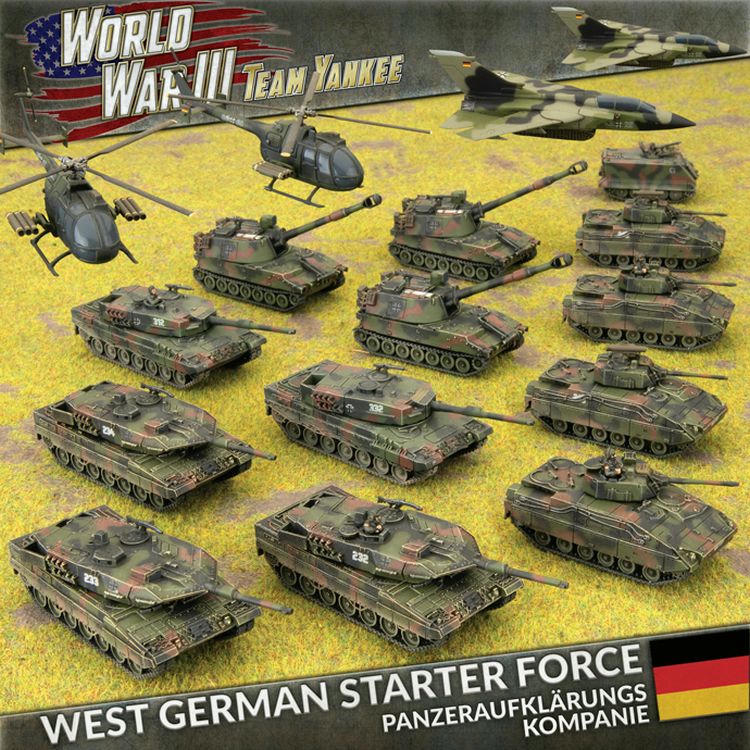 Image of World War III Team Yankee West German Starter Force Miniatures GF9TGRAB03