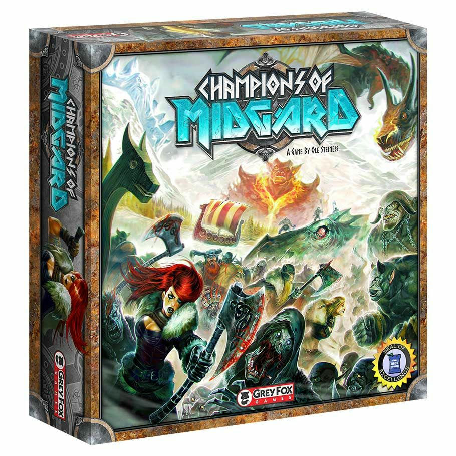 Image of Champions of Midgard Board Game by Grey Fox Games GFG96736