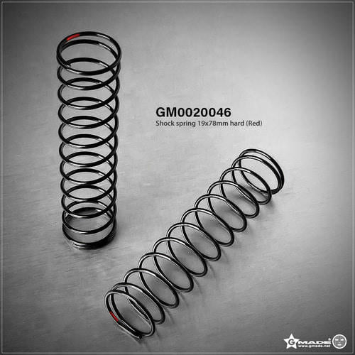Image of Shock Spring 19x78mm Hard Red