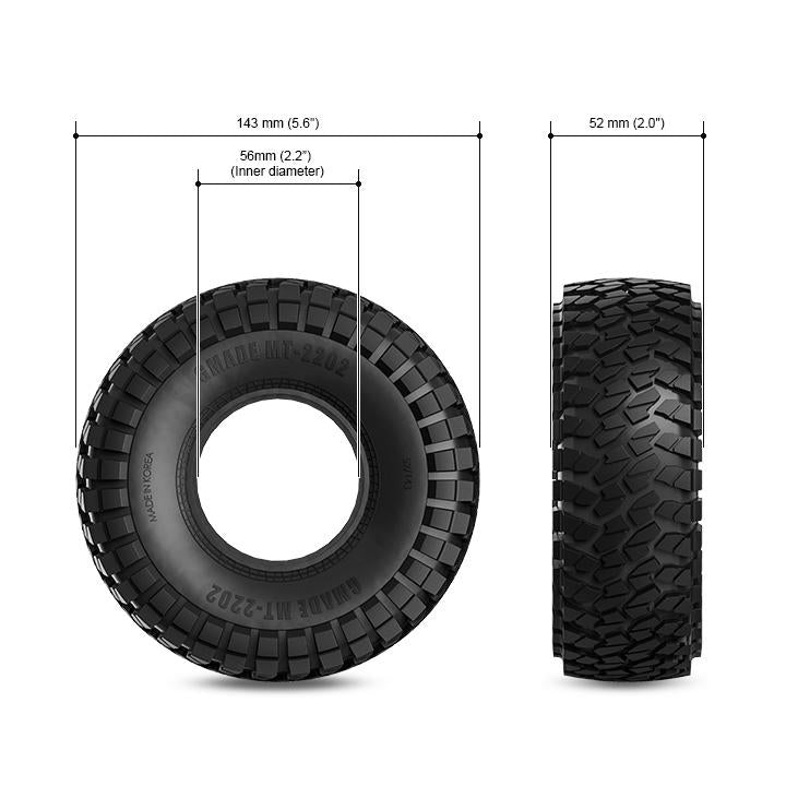 Image of 2.2 MT2202 Off-Road Tires (2)
