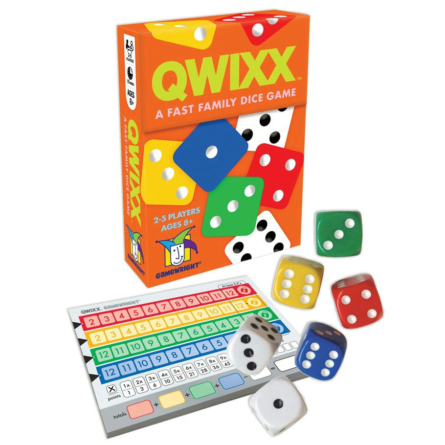 Image of Qwixx - A Fast Family Dice Game by Gamewright Games GWI1201D