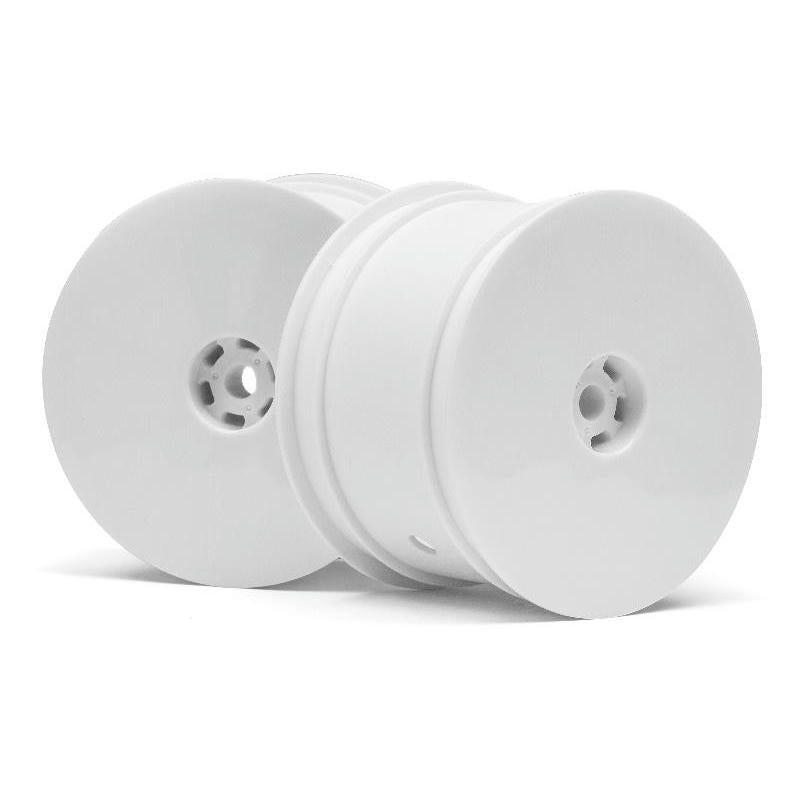 Image of Hot Bodies 1/10 Buggy 2.2 White Rear Dish Wheels (2) HBS112772 (12mm Hex)
