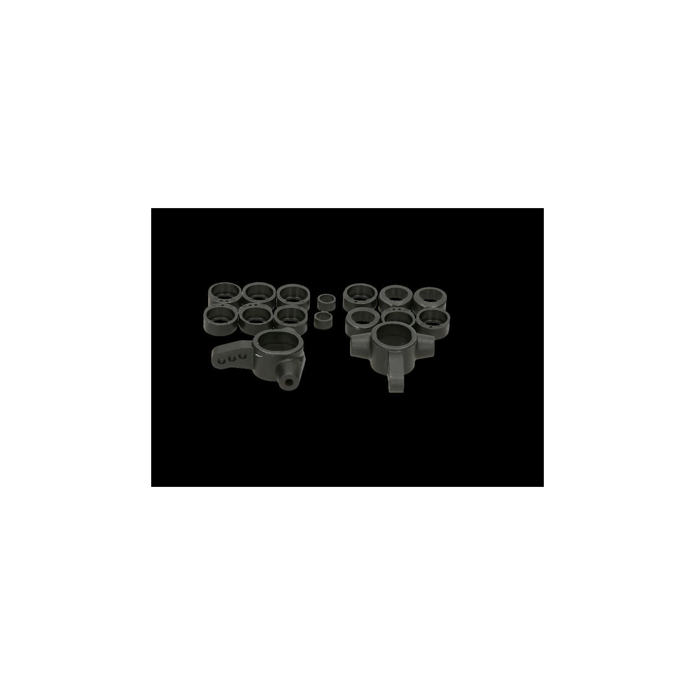 Image of Hot Bodies D216 Steering Block/Trail Inset Set HBS116312