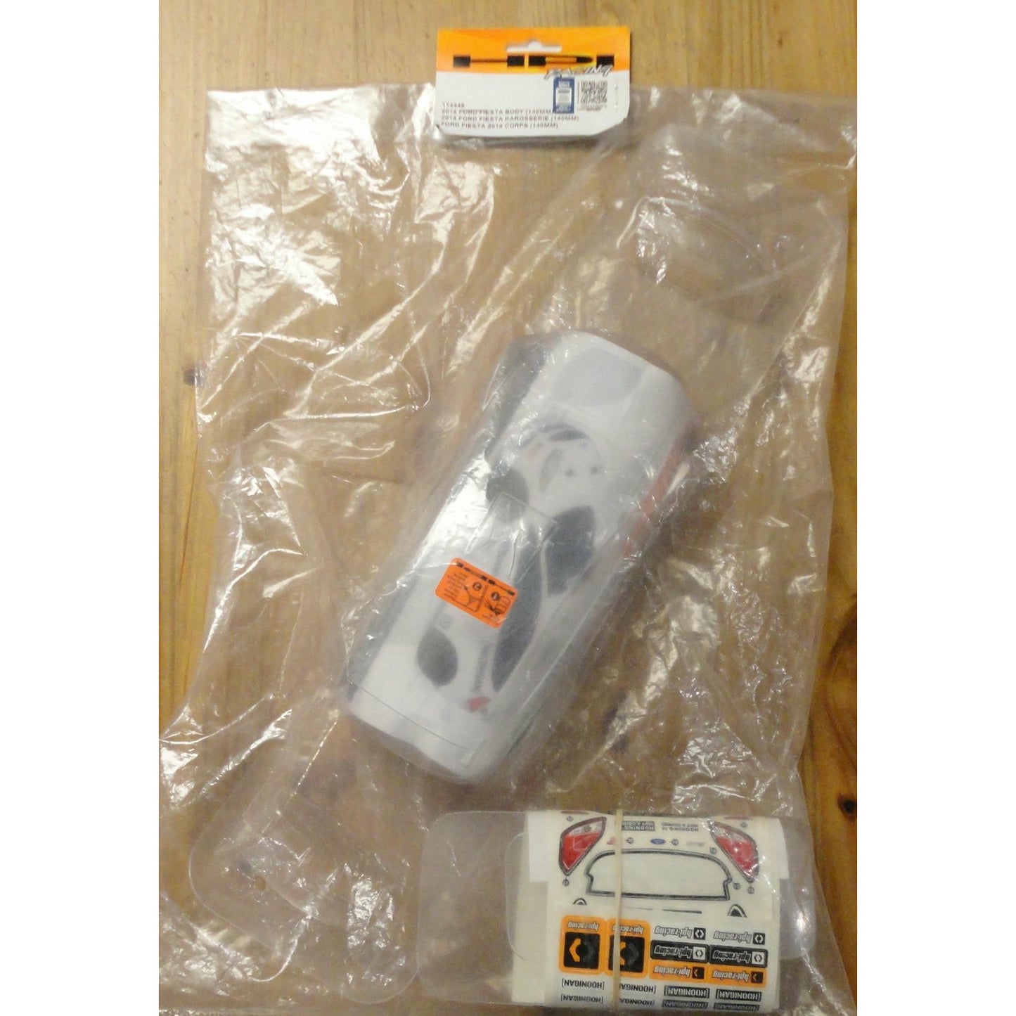 Image of HPI Racing Micro RS4 UNPAINTED 2014 Ford Fiesta Body (140mm WB) HPI114446