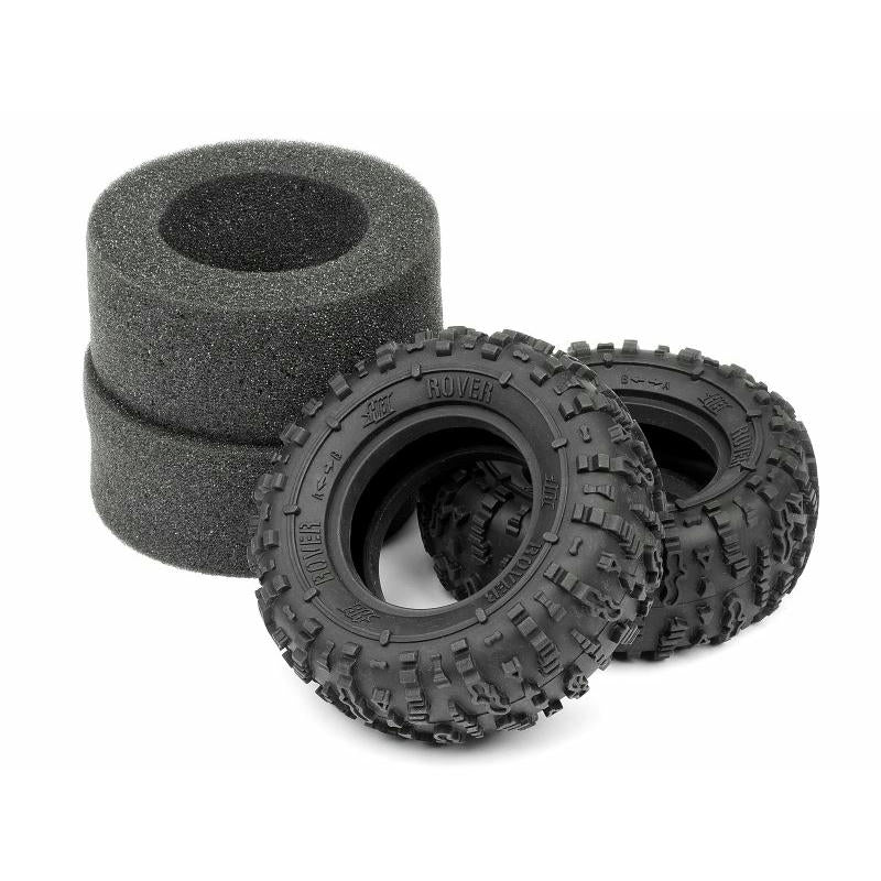 Image of Hot Bodies HB Rover Rock Crawler Tires (Red Compound) 1.9 HPI67913