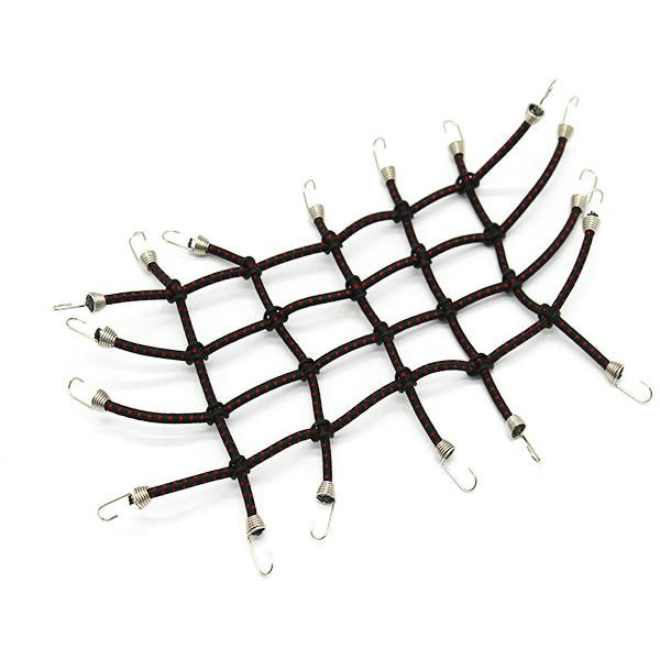 Image of Hot Racing 1/10th Scale Red & Black Cargo Net for Rock Crawlers HRAACC468N02