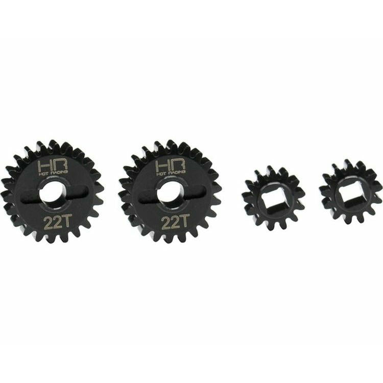 Image of Axial Capra 1.9 UTB Over Drive Portal Machined Gear Set, 13-22T HRAAUTB813X22