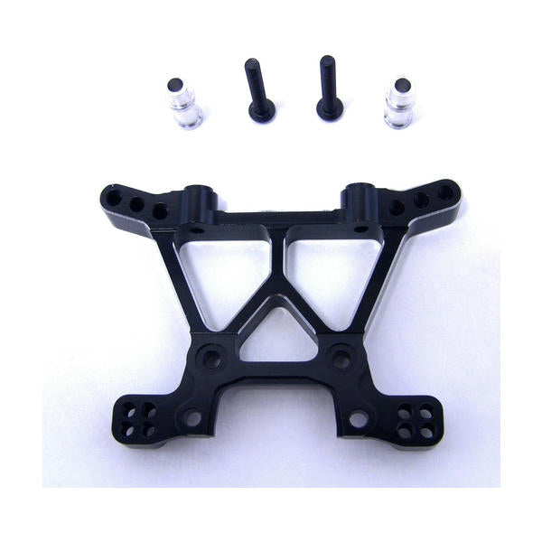 Image of Hot Racing Black Alloy Front Shock Tower fits Traxxas Slash 4x4 HRASLF2801