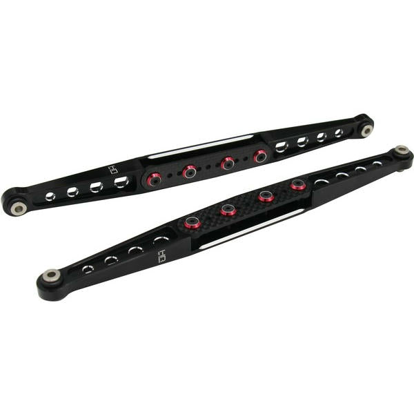 Image of Black Alloy Rear Lower Trailing Arms fits Traxxas UDR Ultimate Desert Racer