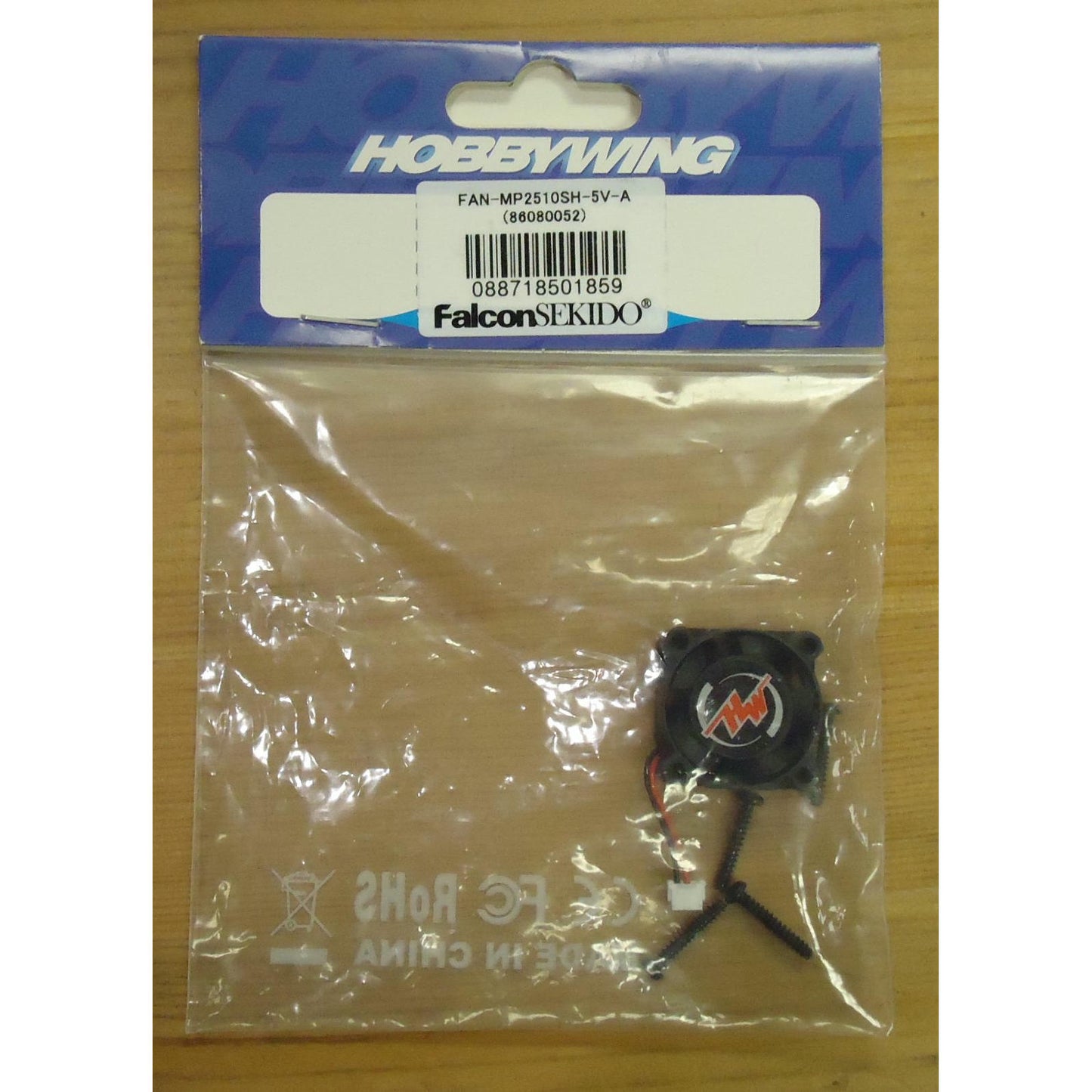 Image of Hobbywing FAN MP2510SH 5V 14000RPM@5V Black 21mm HWI86080052