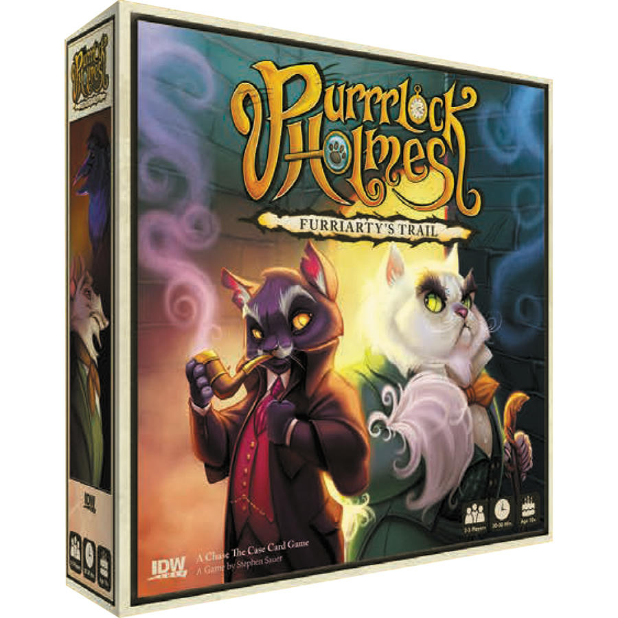 IDW Games Purrlock Holmes Furriarty's Trail Game