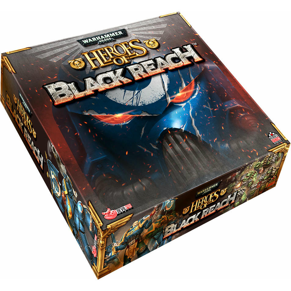 Image of Warhammer 40,000 Heroes of Black Reach Board Game by Iello/Devil Pigs IEL62002