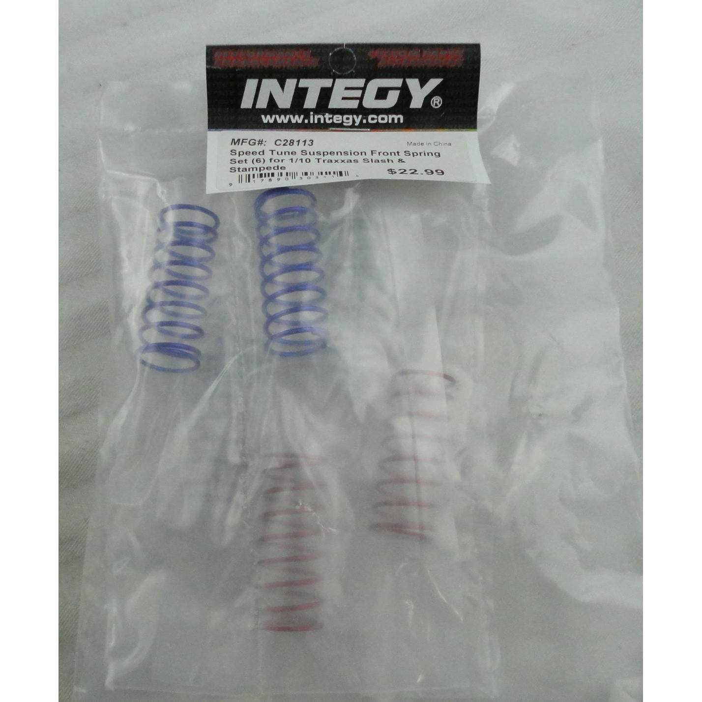 Image of Traxxas 2WD Slash/Rustler/Stampede 2-Stage Front Shock Springs INTC28113