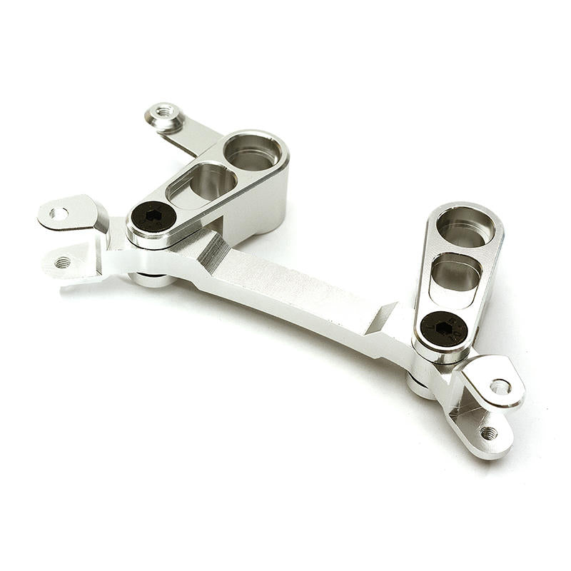Image of Arrma Granite 4x4 3S BLX Silver Alloy Steering Bell Crank C28831SILVER AR340132