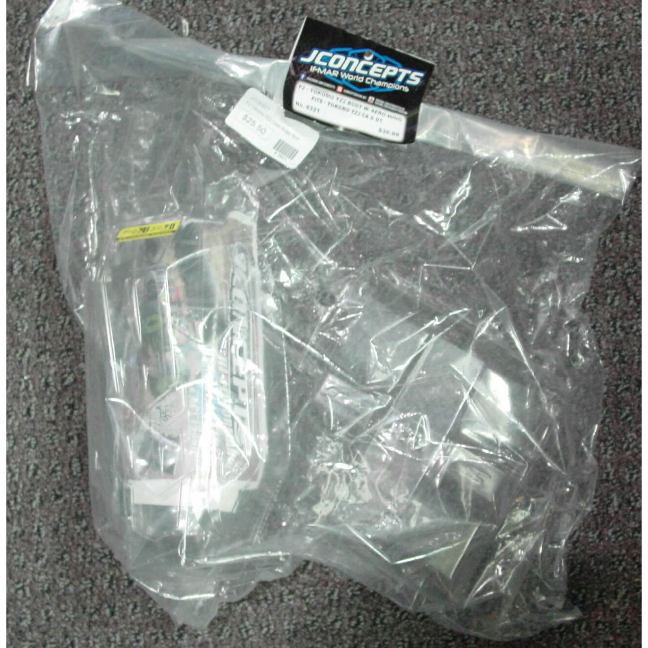 JConcepts Inc. 1/10 F2 Clear Body with Aero Wing YZ-2 JCO0321