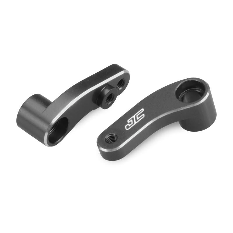 Image of Team Associated RC10 B6/B6D Black Alloy Steering Bellcranks 2565-2