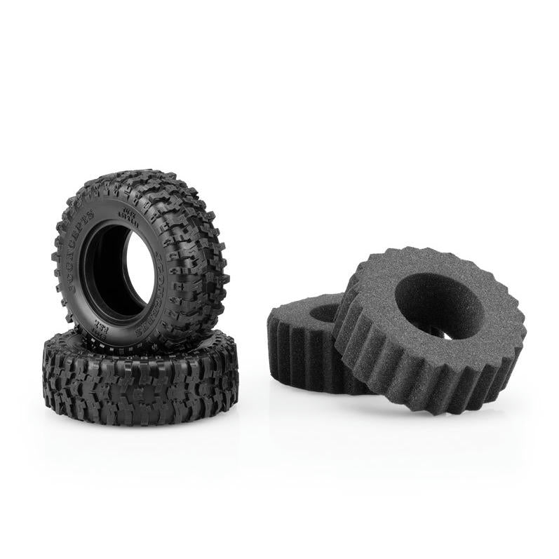 Image of J-Concepts Tusk Green Country Rock Crawler Tires for 1.9 Wheels 2pcs 3088-02