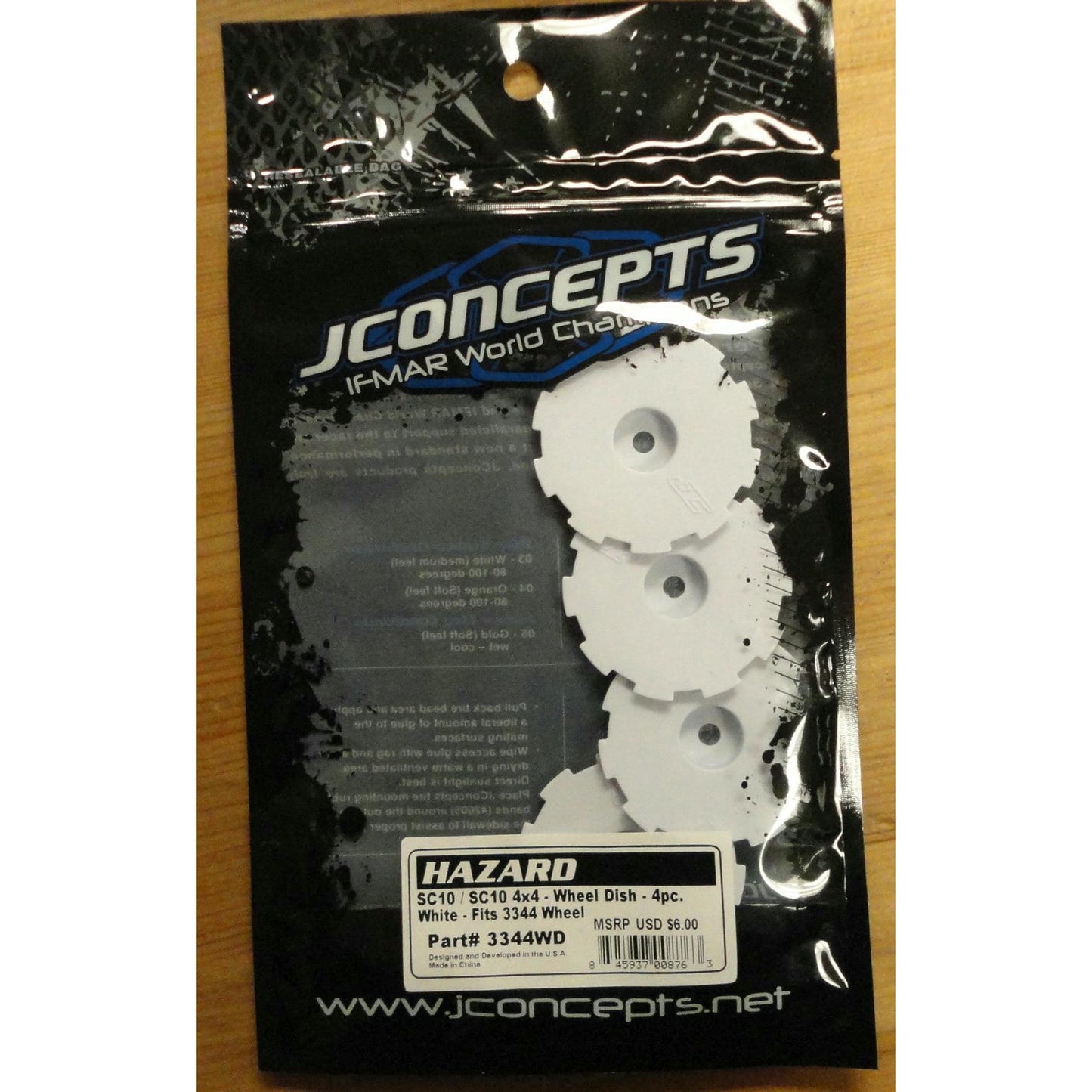 Image of J-Concepts SC10/SC10 4x4 Wheel Dish for 3344 Wheels (4pcs) JCO3344WD