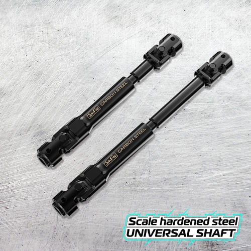 Image of JunFac Scale hardened steel universal shaft for Traxxas TR